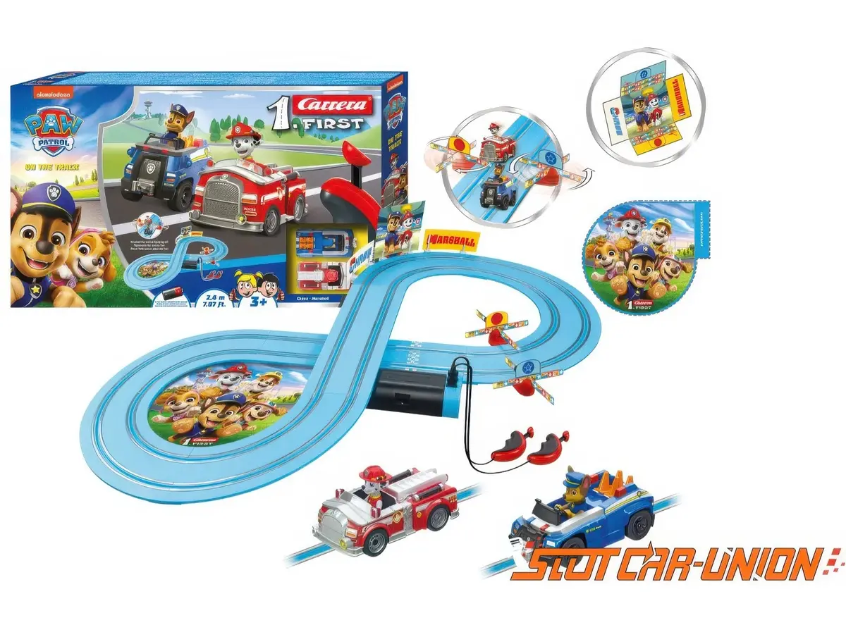 Carrera First Paw Patrol Track Racing Playset 1