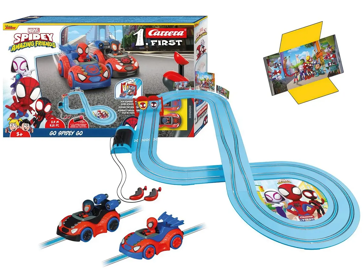 Carrera First Spidey Web Spinners Race Track 2.4M 1
