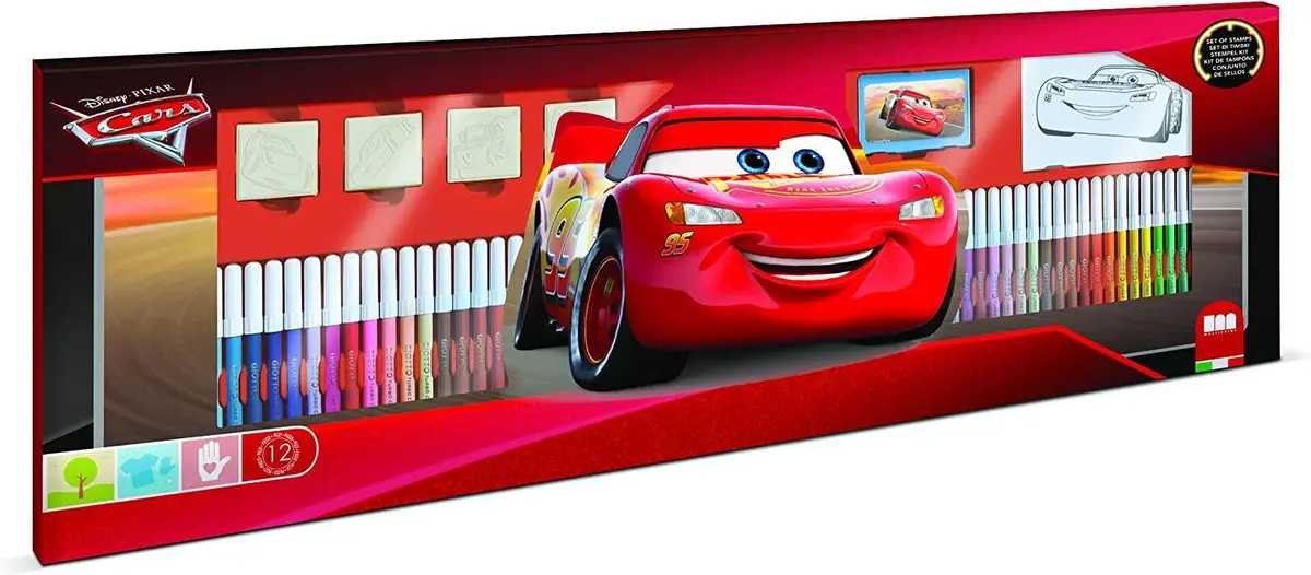 Cars 60 Markers Art Playset 1