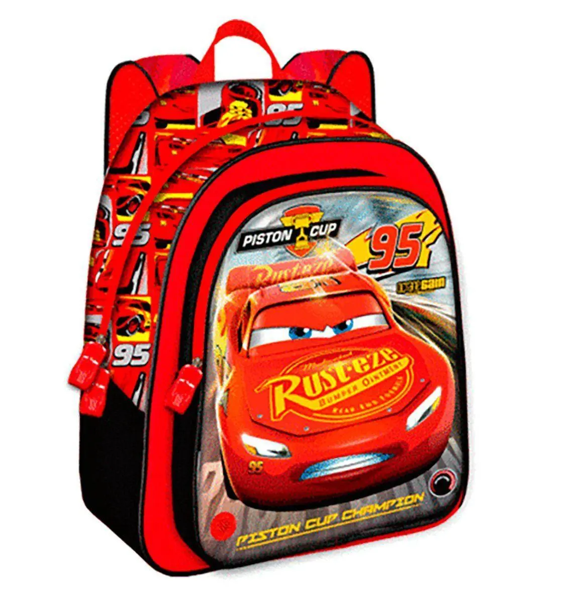 Cars Mcqueen 3D Light And Sound Backpack 42Cm 1