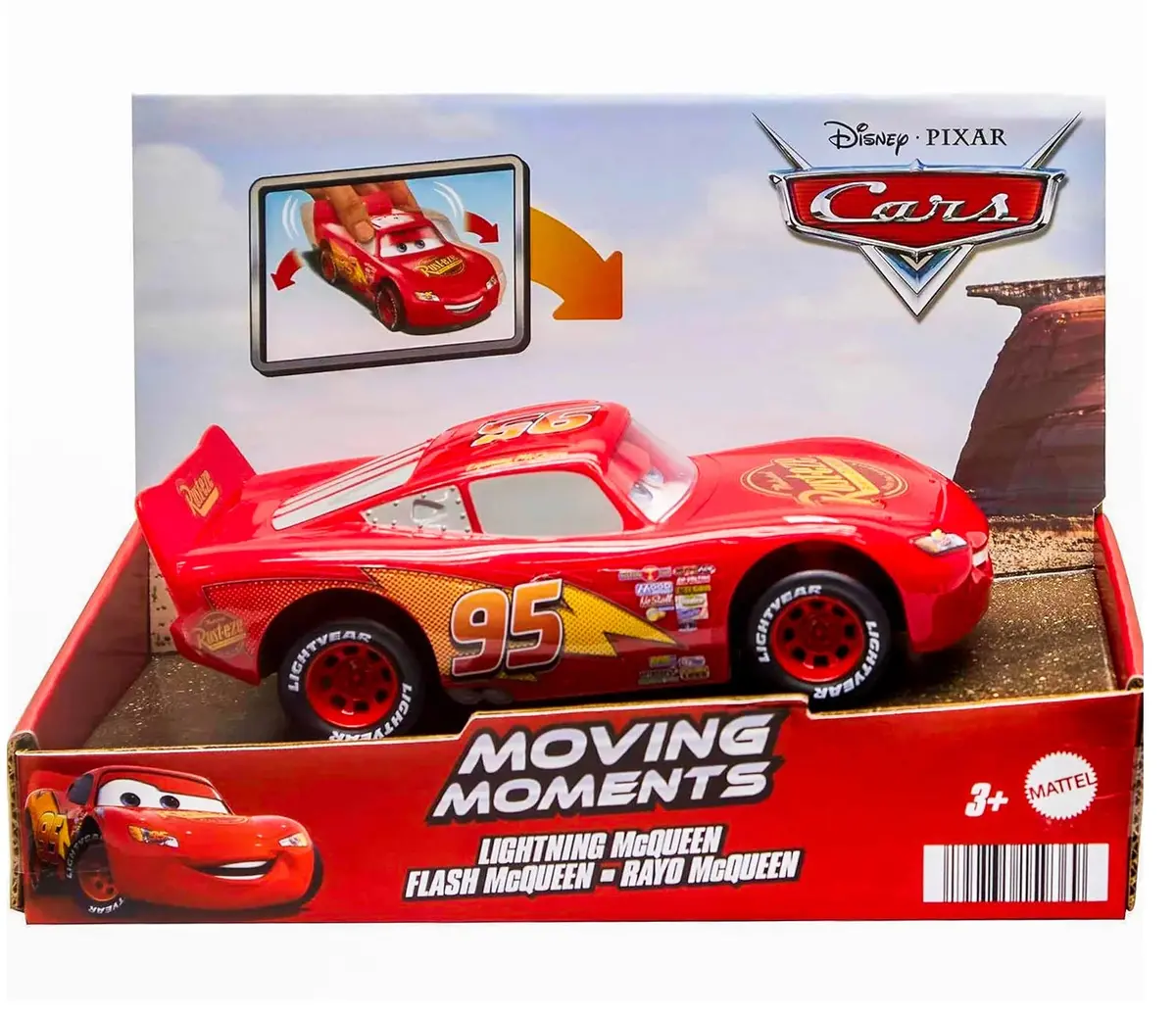 Cars Moving Moments Lightning Mcqueen Racing Car 1