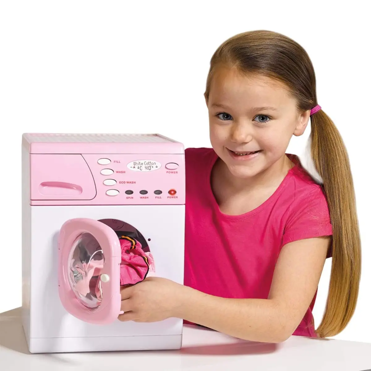 Casdon 621 Electronic Washing Machine - Pink 1
