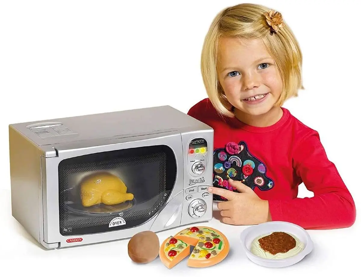 Casdon Delonghi Toy Microwave Playset 1