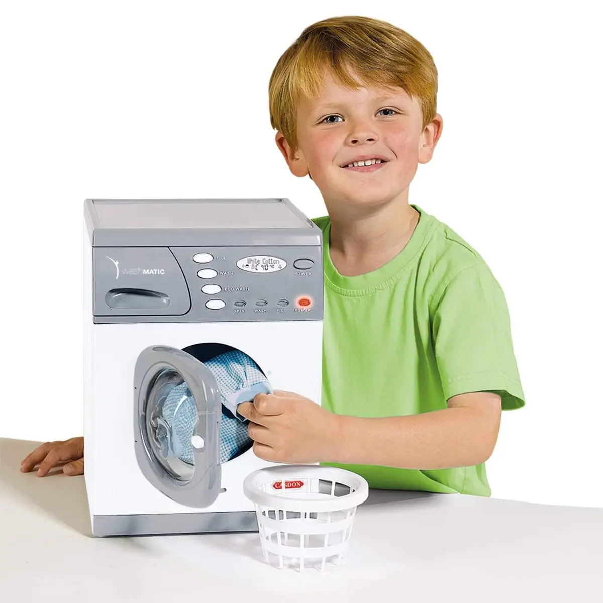 Klein Casdon Toy Electronic Washing Machine Education 1