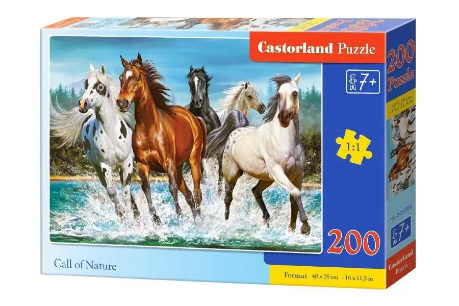 Castorland 200 Piece Jigsaw Puzzle - Call Of Nature 1