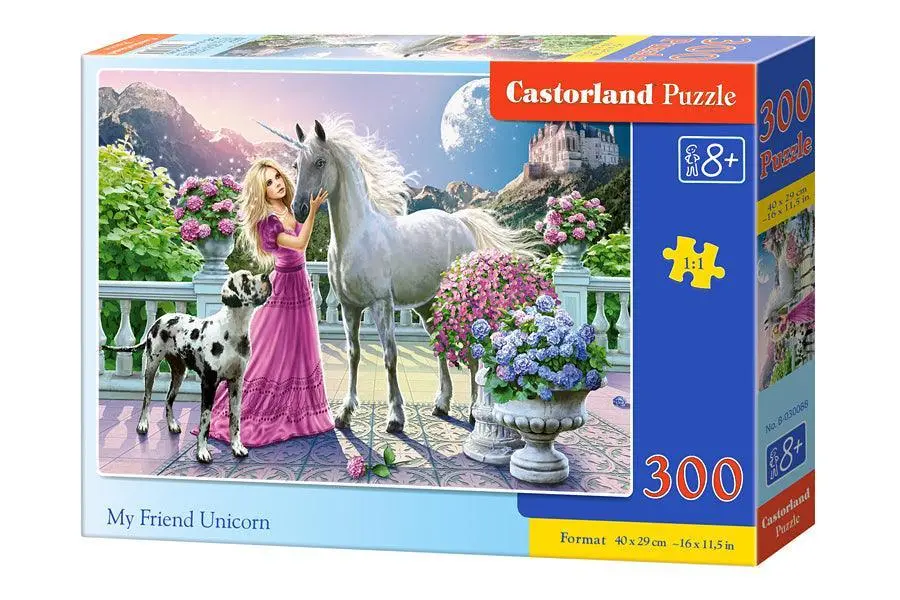 Castorland 300 Piece Jigsaw Puzzle - My Friend Unicorn 1