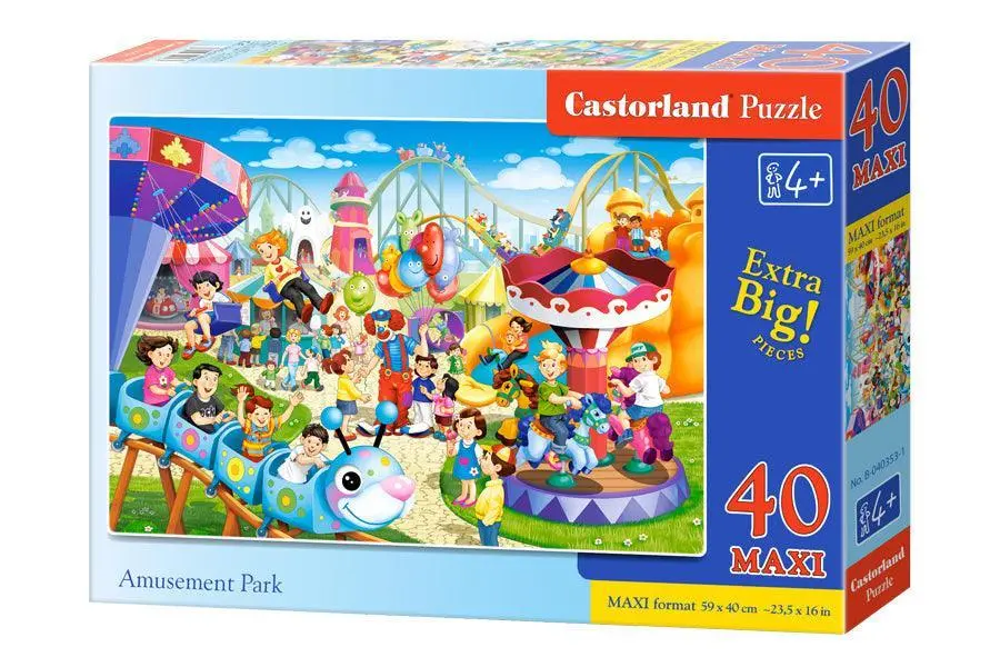 Castorland 40 Piece Jigsaw Puzzle - Amusement Park 1