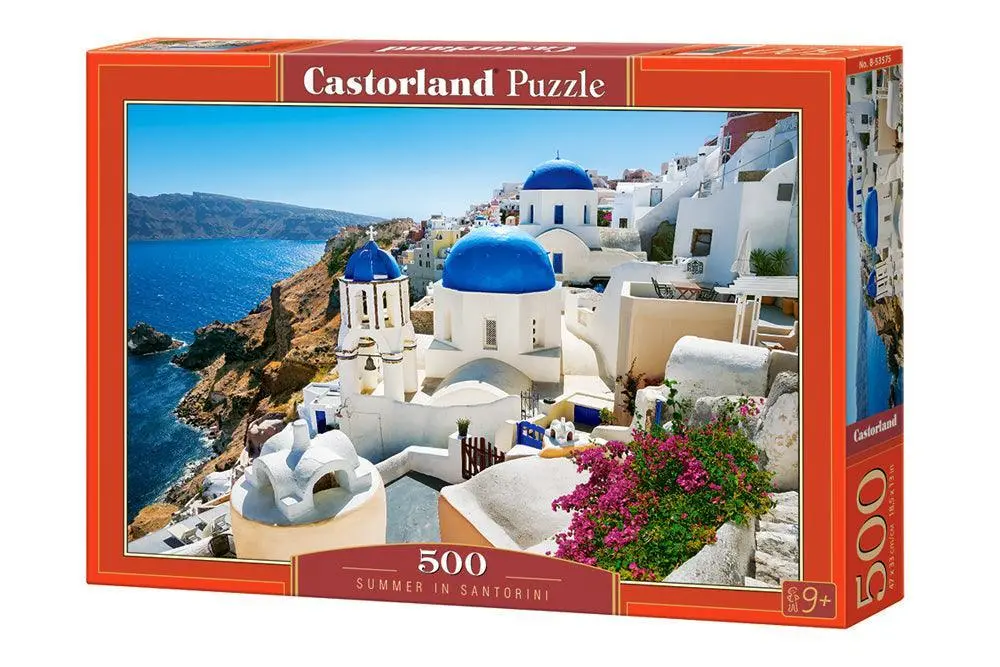 Castorland 500 Piece Jigsaw Puzzle - Summer In Santorini 1