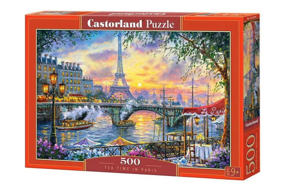 Castorland 500 Piece Jigsaw Puzzle - Tea Time In Paris 1