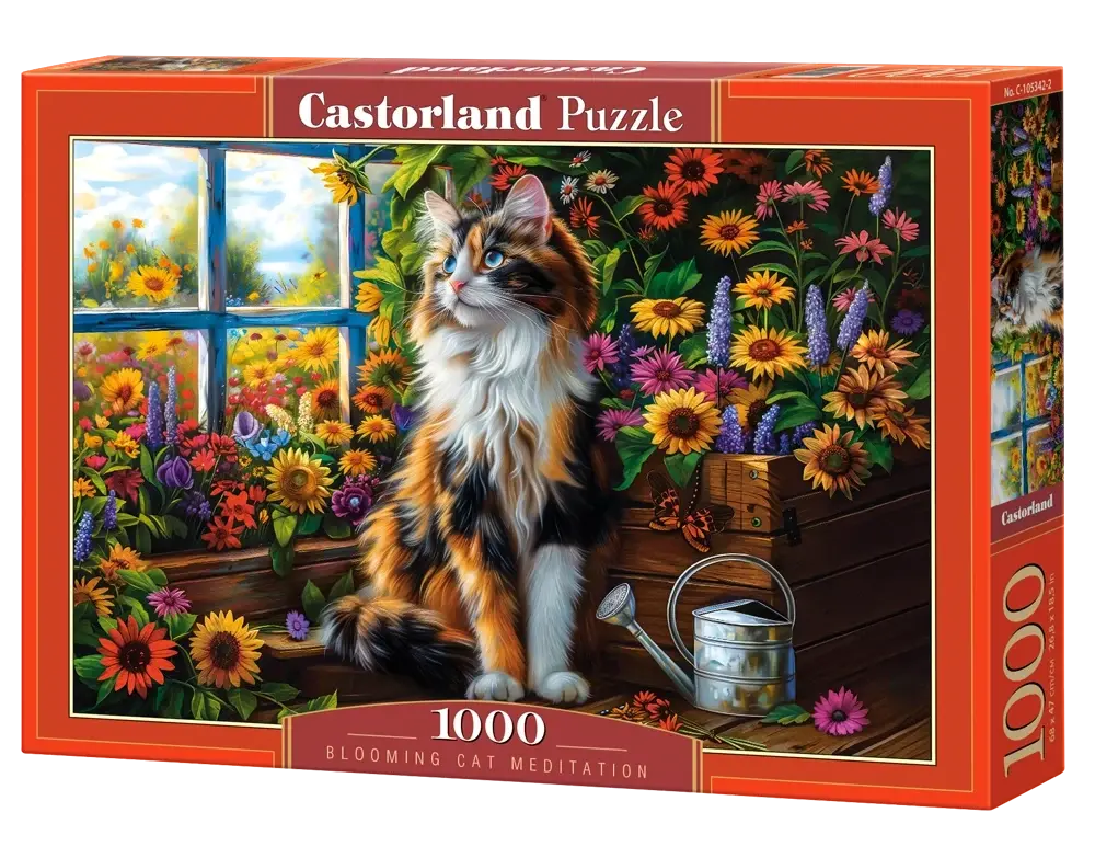 Castorland Puzzle Blooming Cat Meditation (1500 Pcs) 1