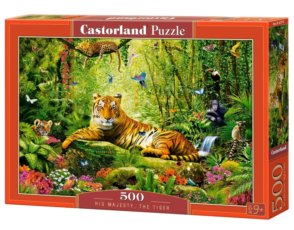 Castorland Puzzle His Majesty, The Tiger (500 Pcs) 1