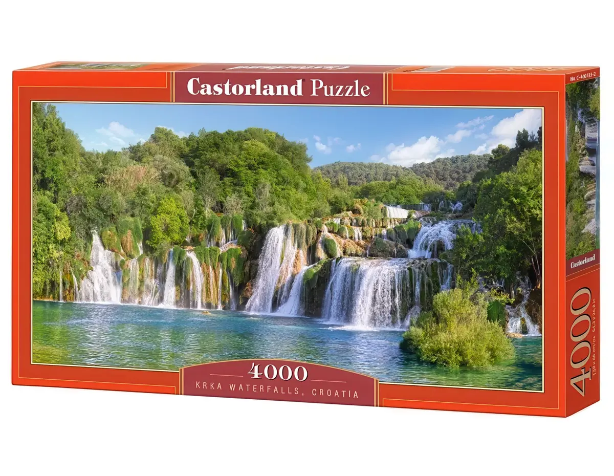 Castorland Puzzle Krka Waterfalls, Croatia (4000 Pcs) 1