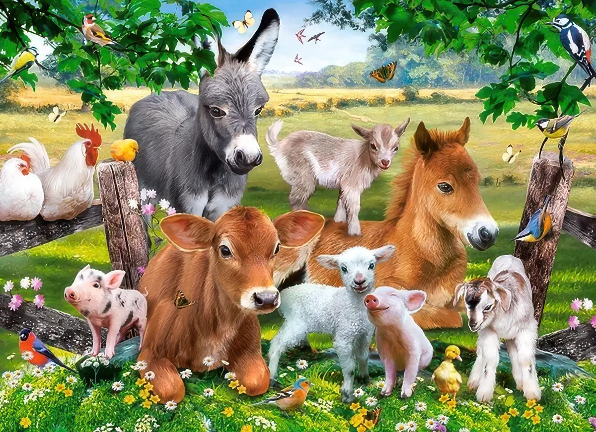 Castorland Puzzle On The Farm (100 Pcs) 2