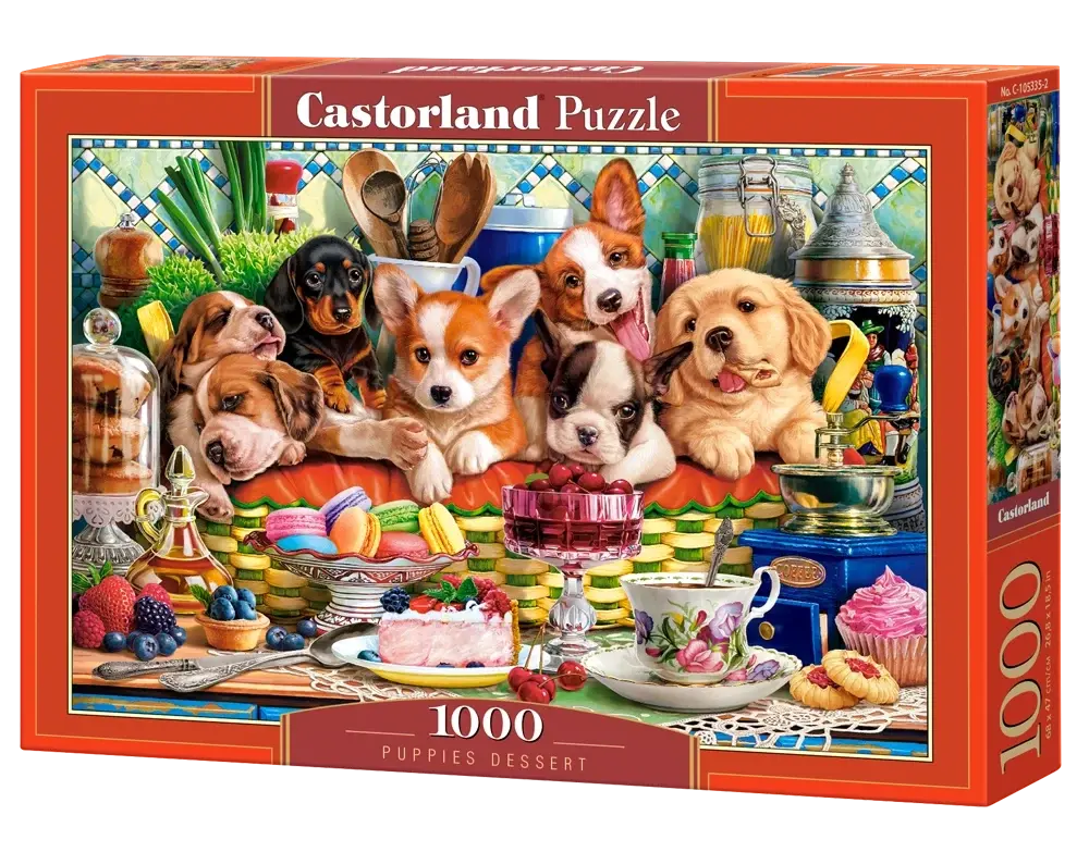 Castorland Puzzle Puppies Dessert (1000 Pcs) 1