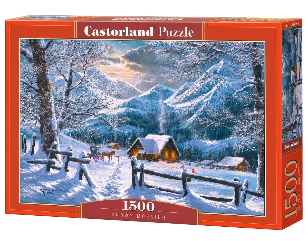 Castorland Puzzle Snowy Morning (1500 Pcs) 1