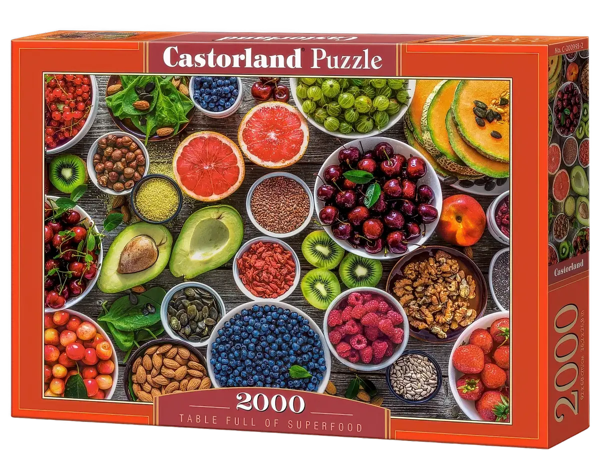 Castorland Puzzle Table Full Of Superfood (2000 Pcs) 1