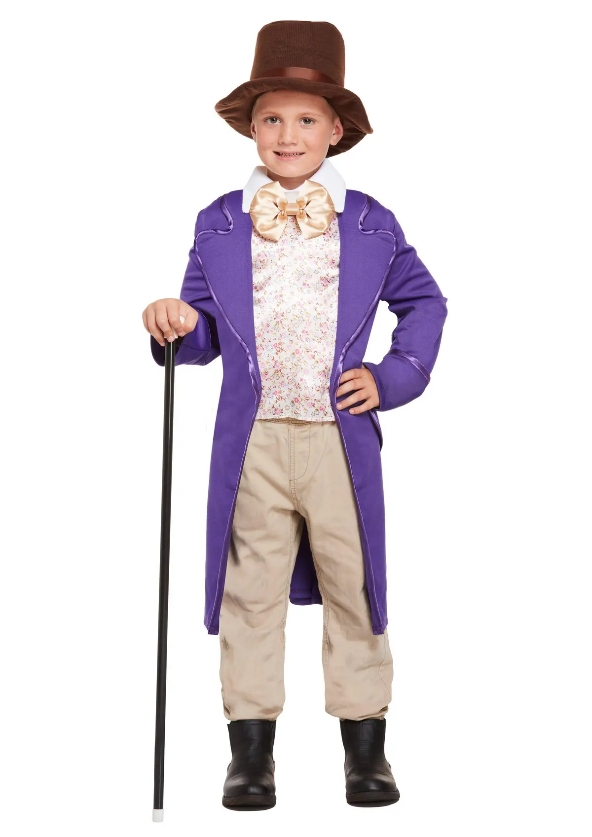 Children's Chocolate Factory Owner Costume - Size Large 1