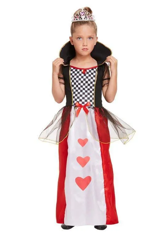 Children's Queen Of Hearts Costume 1