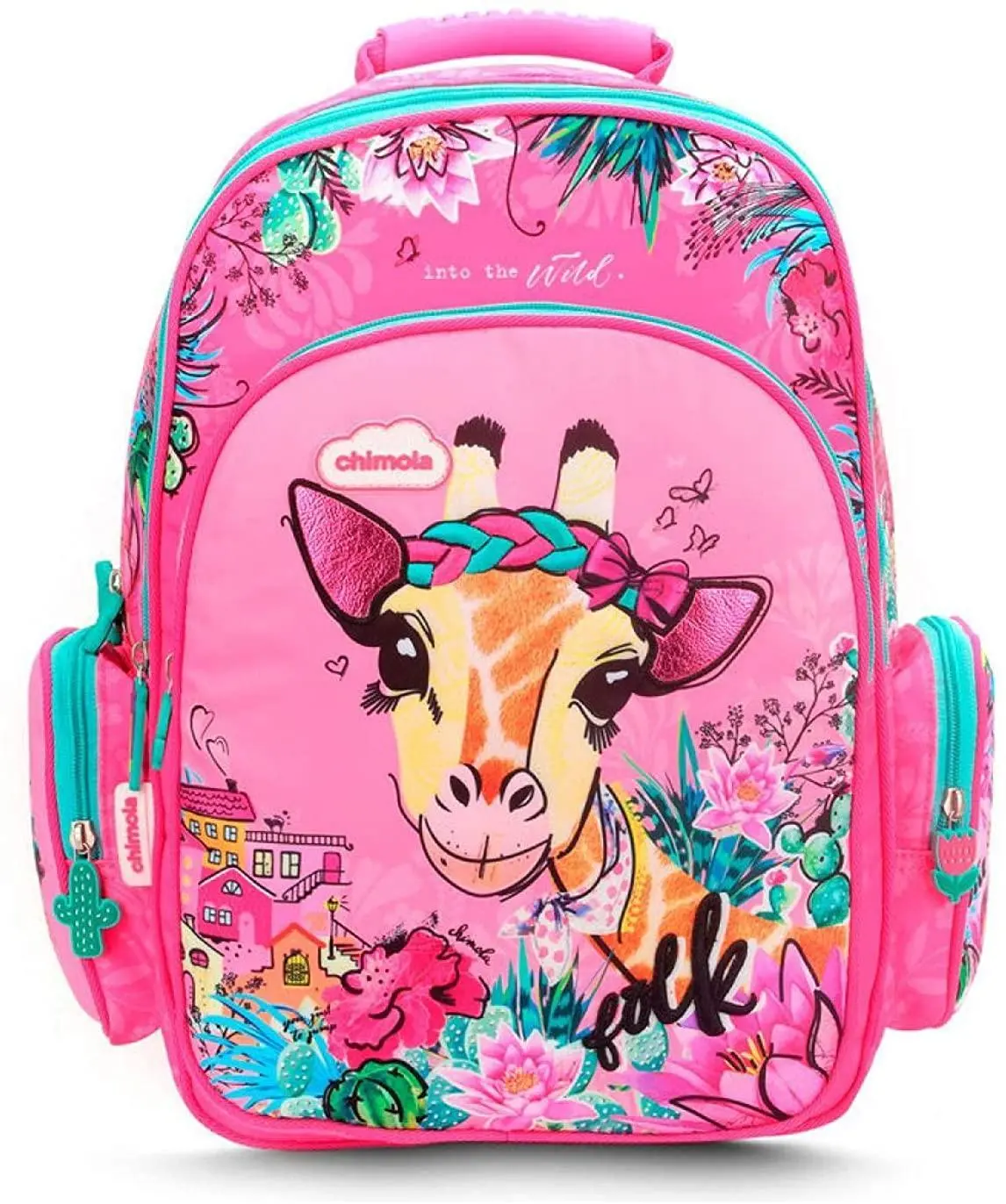 Chimola Giraffe Triple Adaptable Backpack 45Cm 1