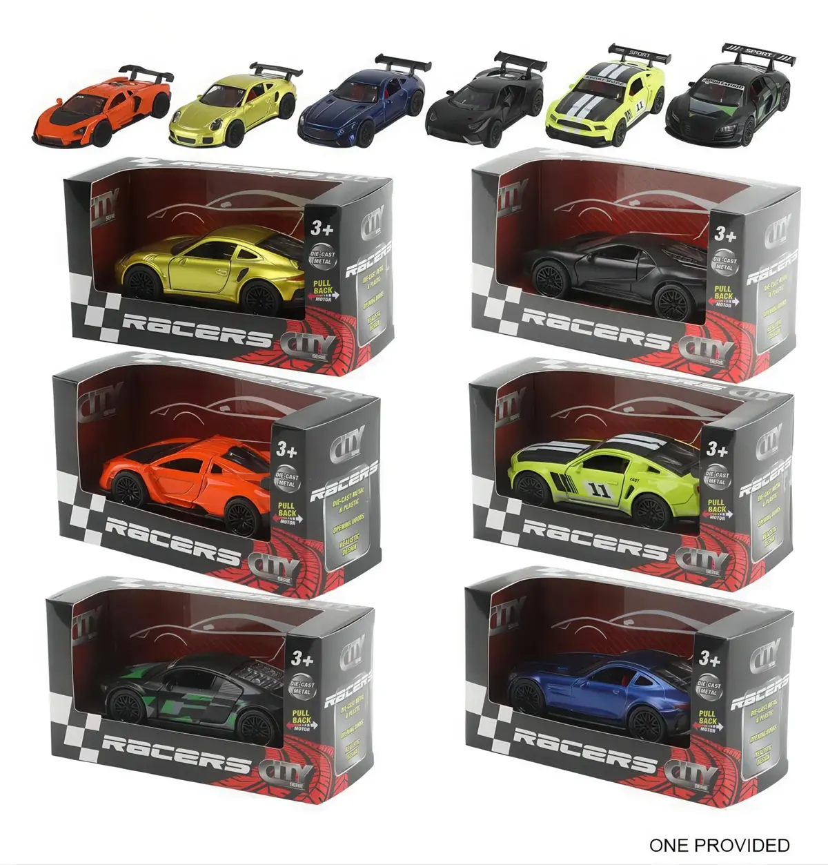 City Sports Wagon 1:36 Pull Back Function Car - Assorted 1