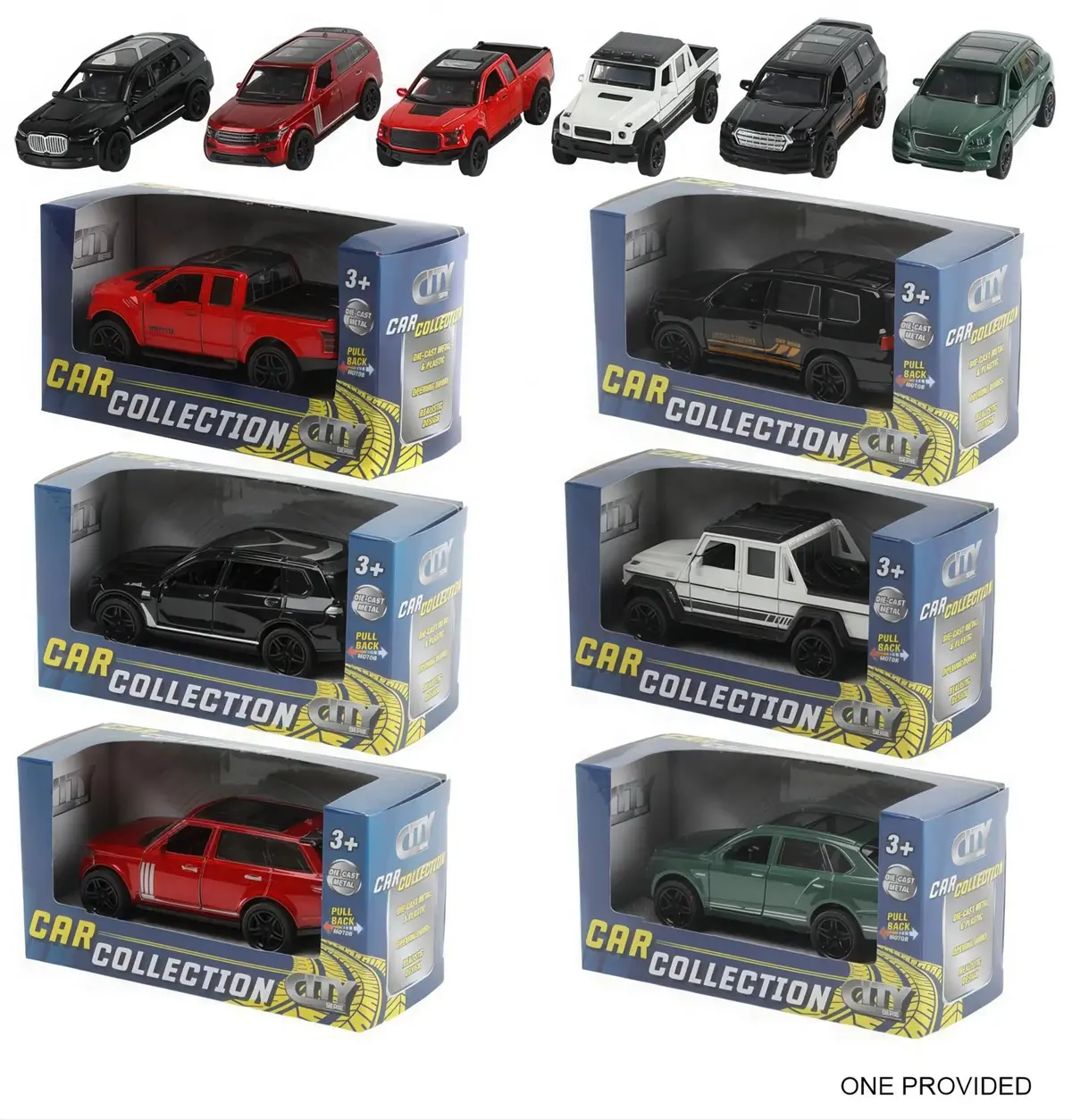 City Suv 1:36 Pull Back Function Toy Car - Assorted 1