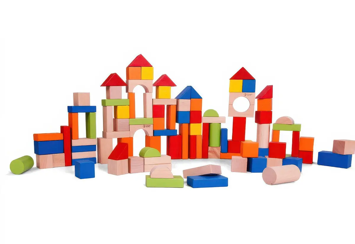 Classic World 100 Wooden Blocks 1