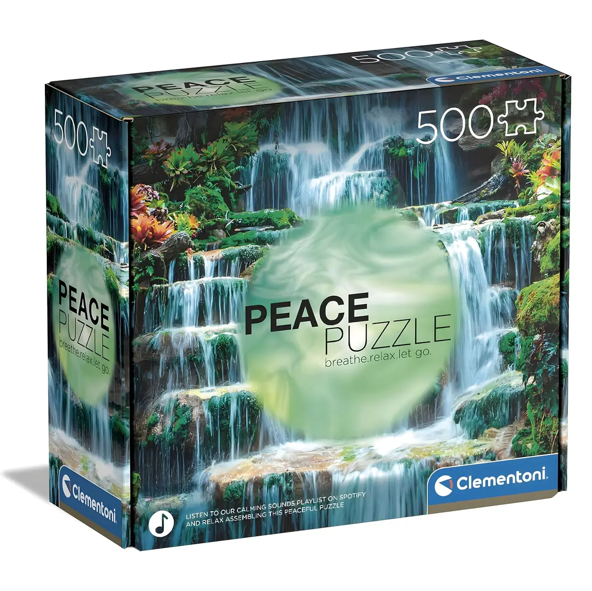 Clementoni Peace The Flow Jigsaw Puzzle With 500 Pieces 1