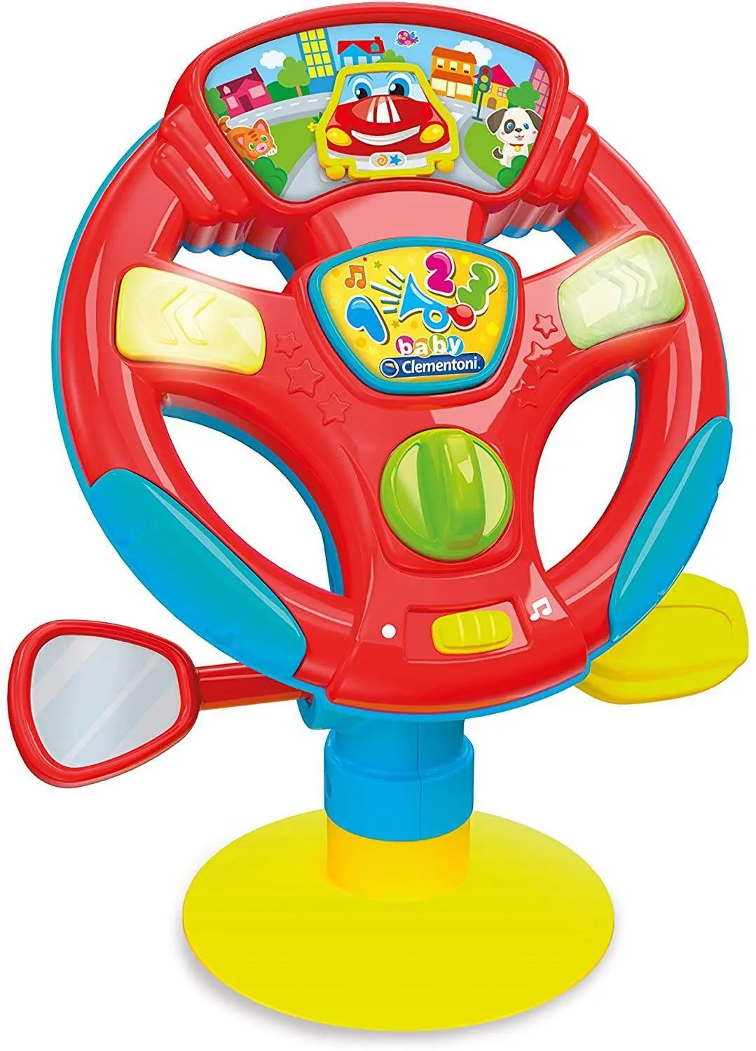 Clementoni Swivel And Steering Wheel Guide Steering Wheel Activity 1