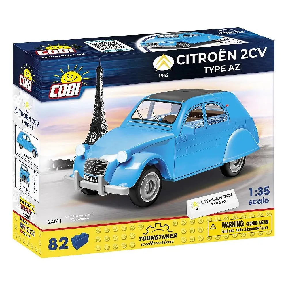 Cobi Citroen 2Cv Type Az 1962 Model Kit 1