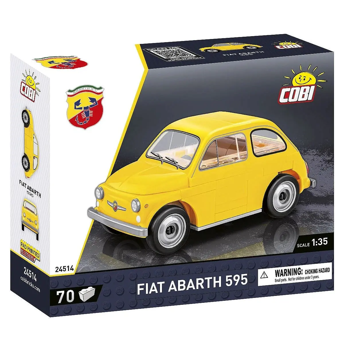 Cobi Fiat Abarth 595 Model Kit 1