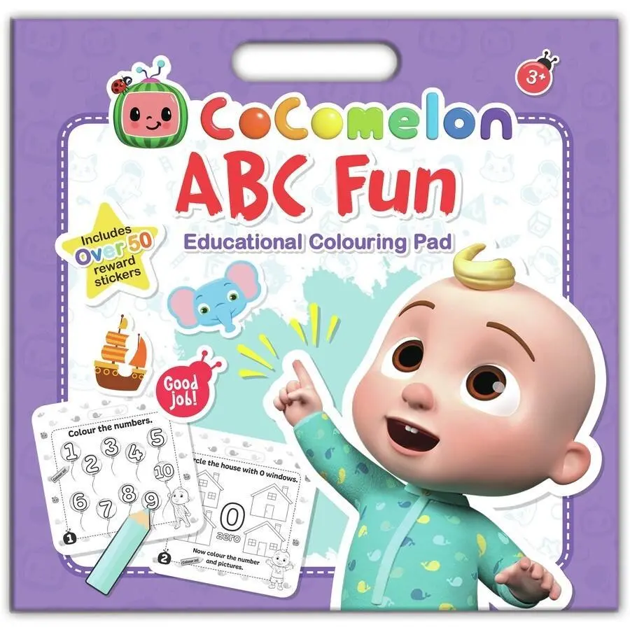 Cocomelon Abc Fun Educational Colouring Pad - Abc Fun 1