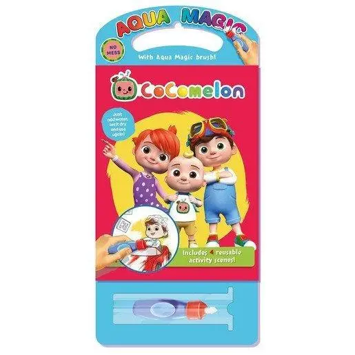 Cocomelon Aqua Magic Activity Book & Brush 1