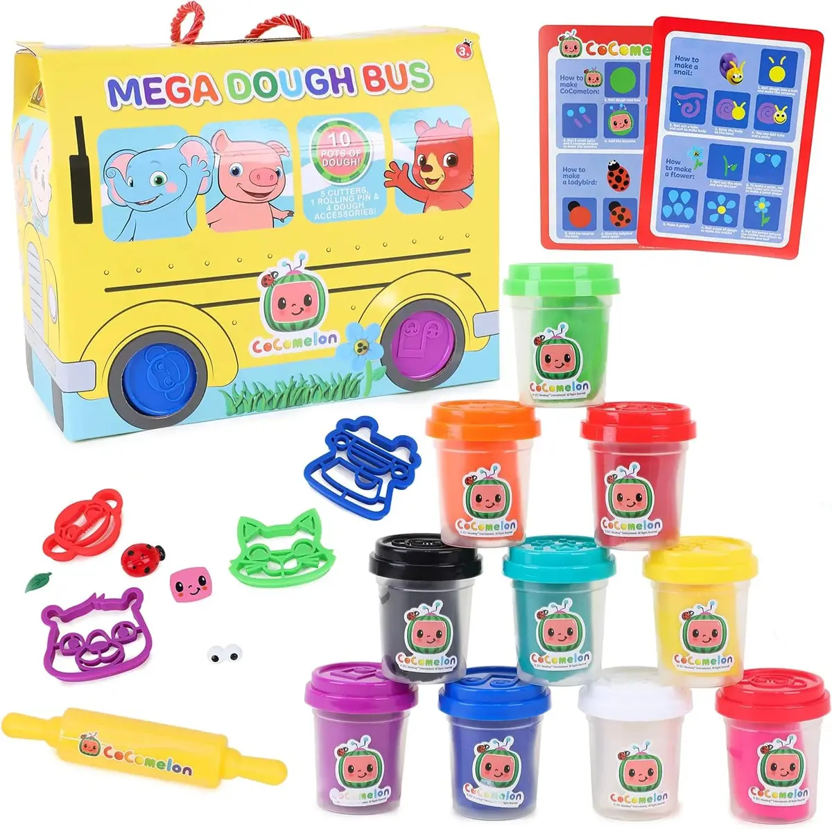 Cocomelon Mega Dough Bus 1