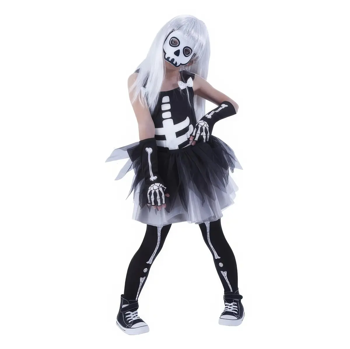 Scary Skeleton Halloween Costume 1
