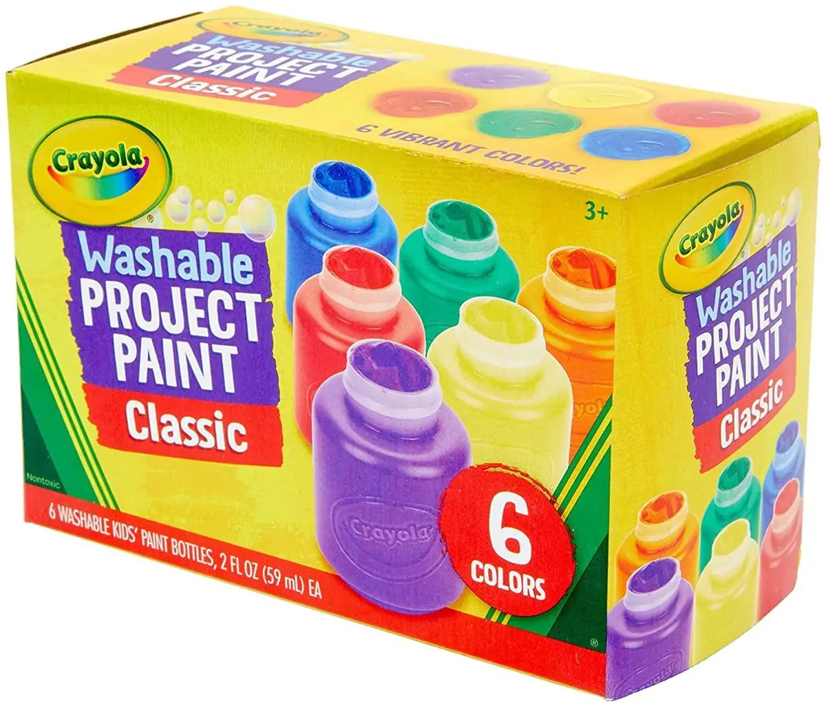 Crayola 6 Washable Kids Paint Set 1