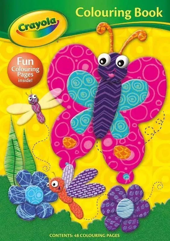 Crayola Butterfly Colouring Book 48 Pages 1