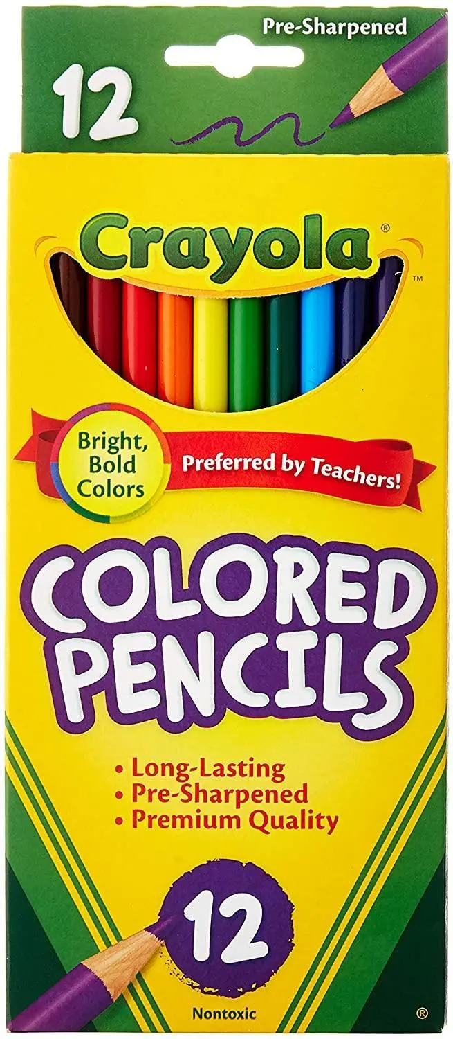 Crayola Coloured Pencils Mini - Pack Of 12 1