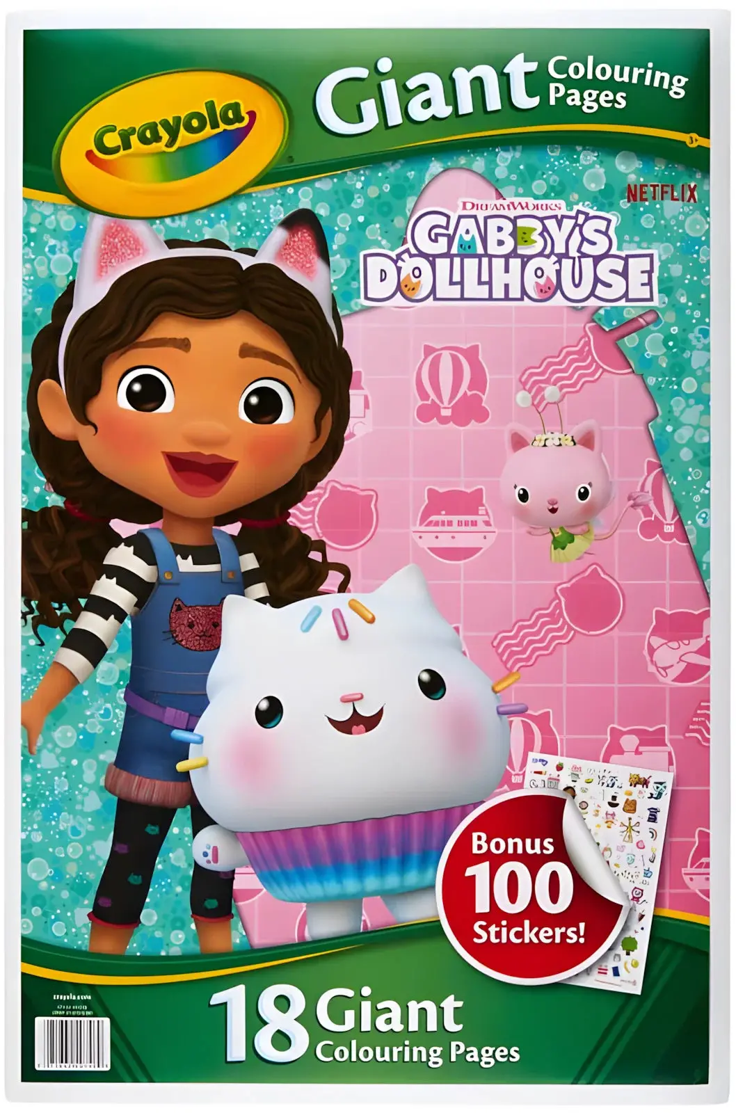 Crayola Gabby's Dollhouse Giant Colouring Pages 1