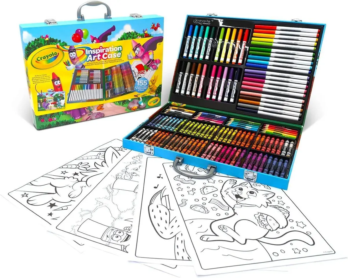 Crayola Inspiration Complete Artist Briefcase 155Pcs 1