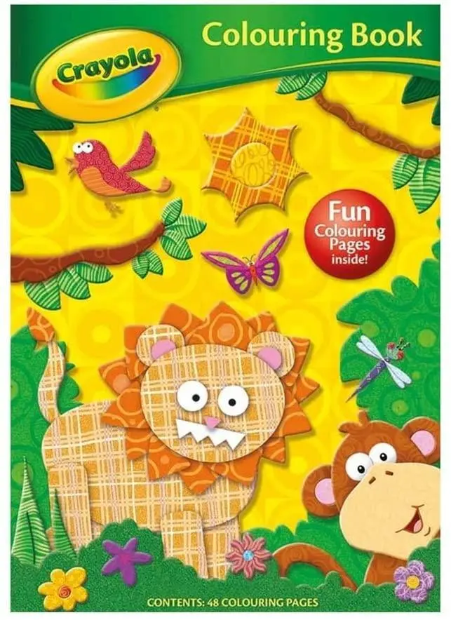 Crayola Jungle Colouring Book 48 Pages 1
