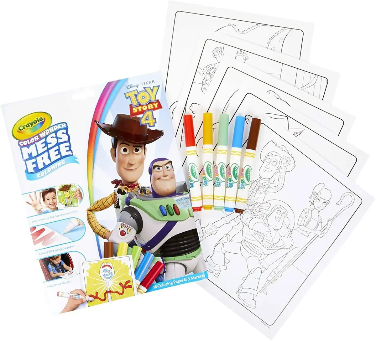 Crayola Mess-Free Toy Story 4 Colouring Book 1