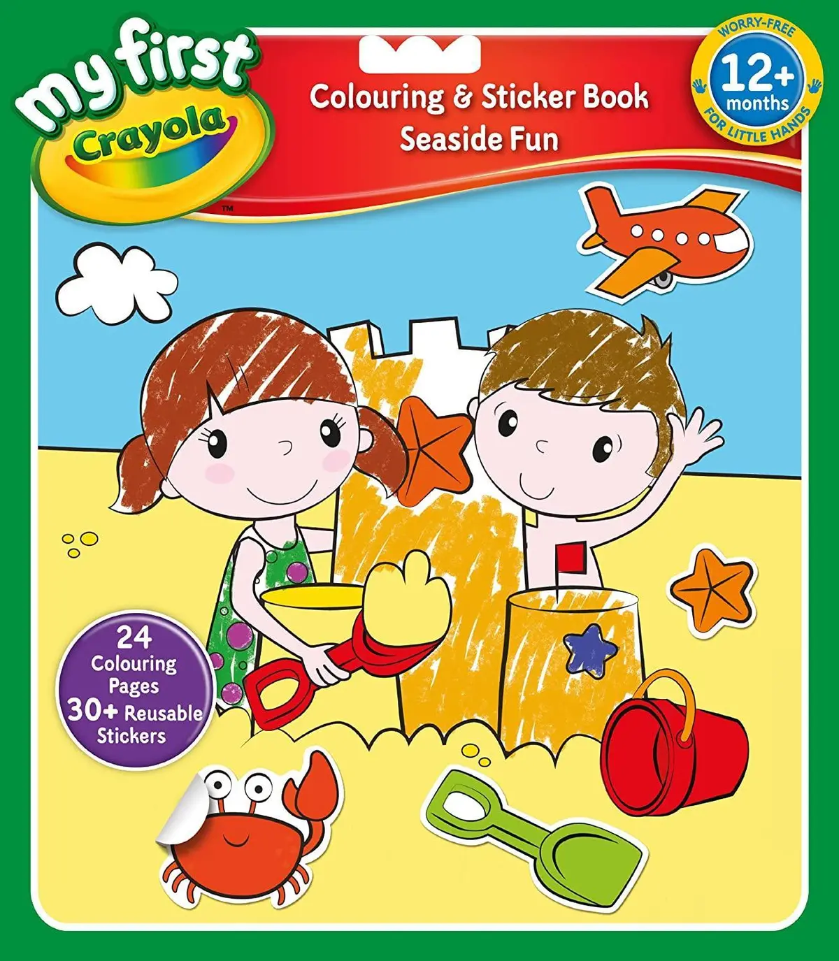 Crayola My First Crayola 10682 Sticker And Colour Book 1