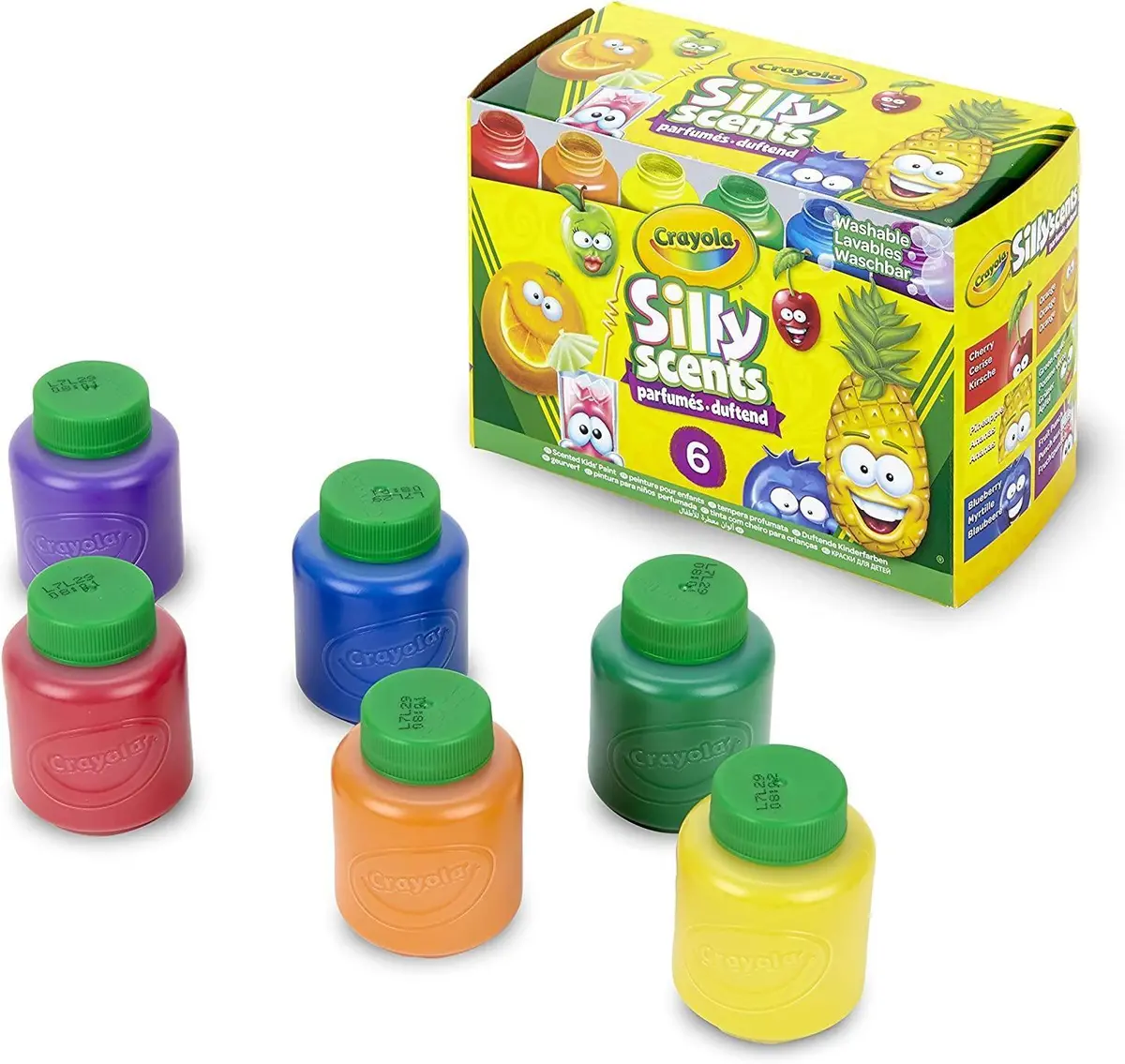 Crayola Silly Scents Washable Scented Kids Paint 6 Pack 1