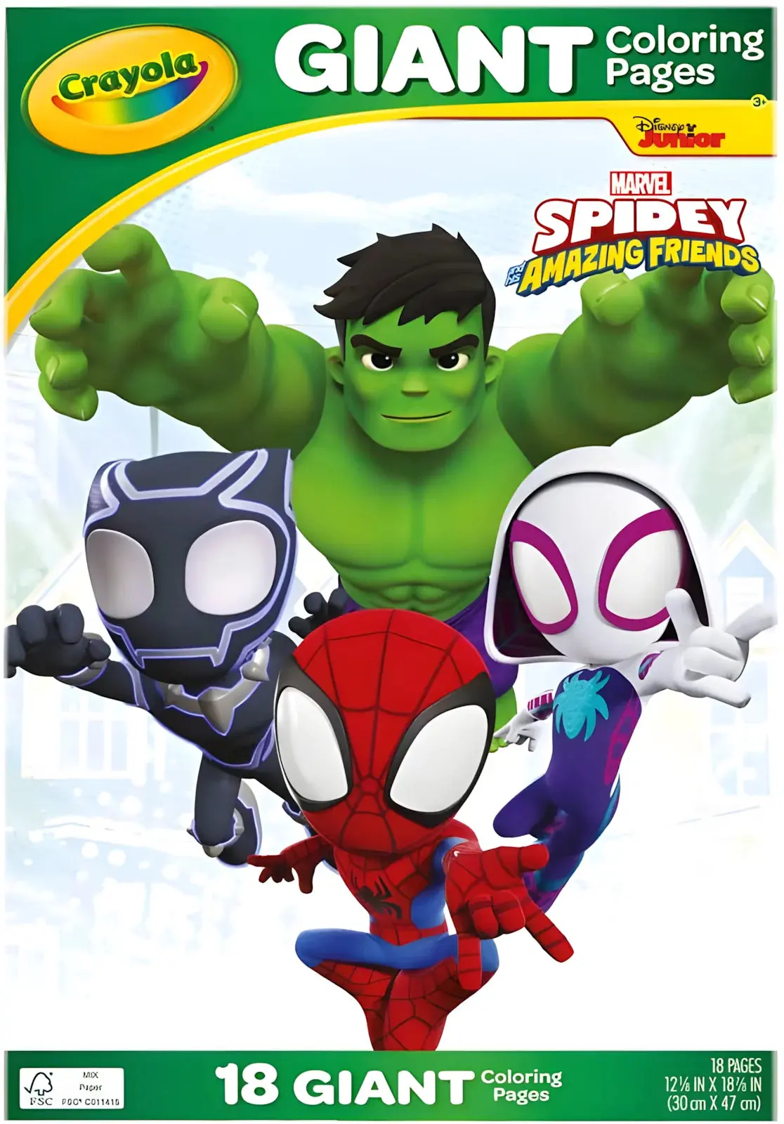 Crayola Spidey And Amazing Friends Giant Colouring Pages 1