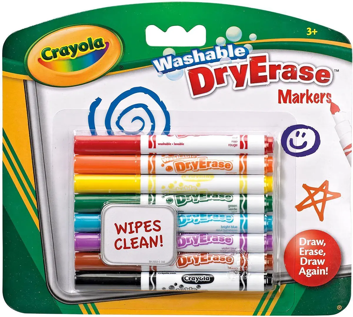 Crayola Washable Dry Erase Markers Pack Of 8 1