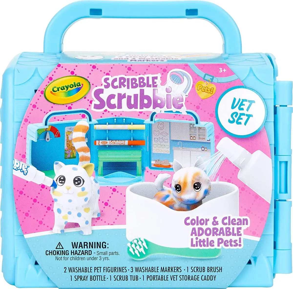 Crayola Washimals Vet Clinic Playset 1