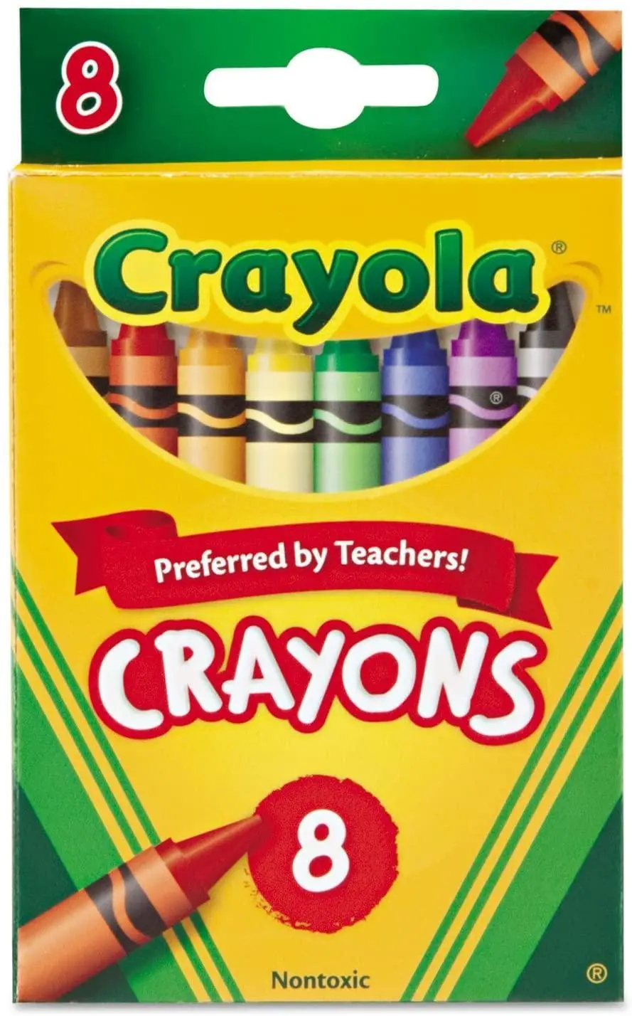 Crayola Wax Crayons Pack Of 8 1