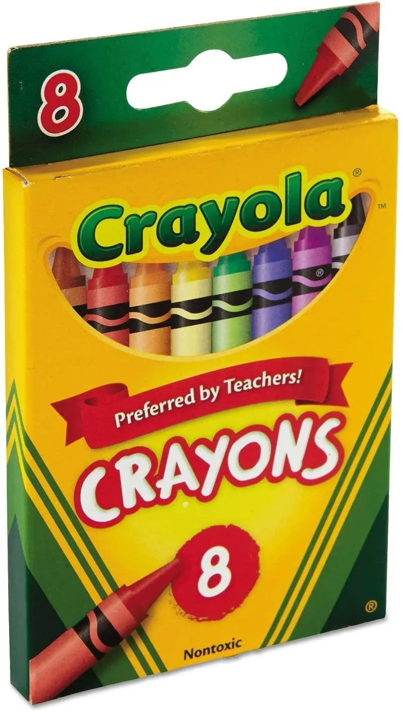 Crayola Wax Crayons Pack Of 8 2