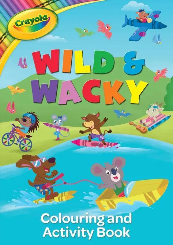Crayola Wild & Wacky Colouring & Activity Book 1