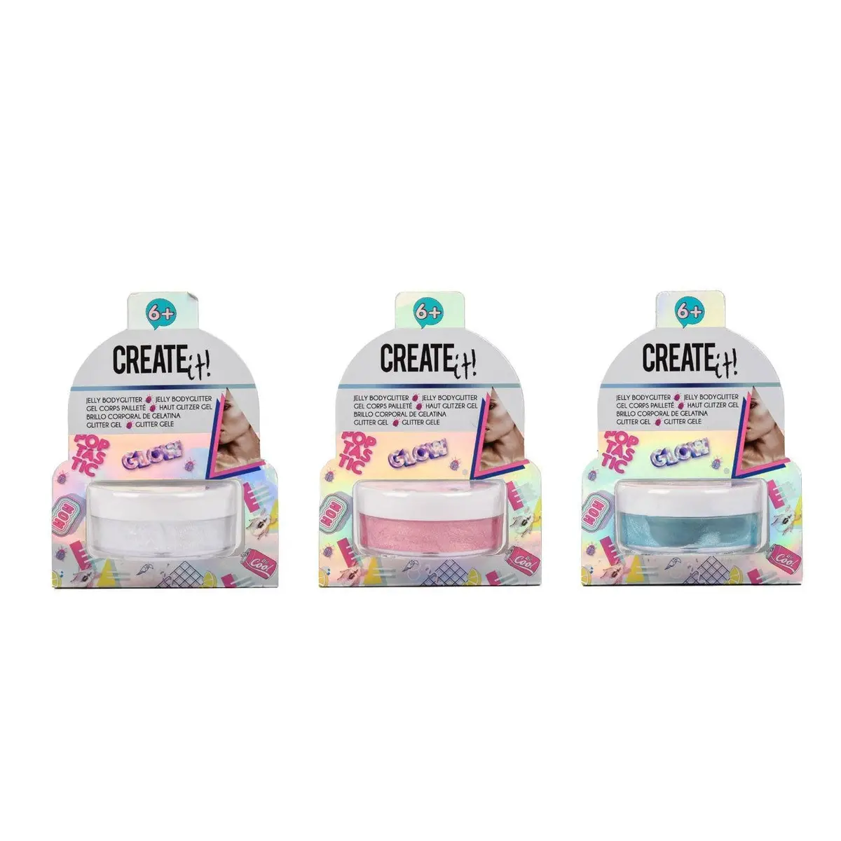 Create It! Jelly Highlighter Body Glitter - Assorted 1